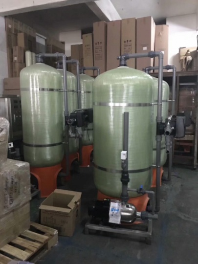 玻璃钢树脂罐1252树脂桶300*1400净化过滤桶PE内胆